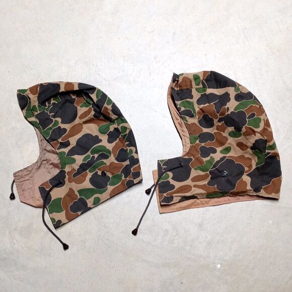 *READ* Vintage Trophy Club Camo Field Hunting Jacket w/ 2 Removable Hoods SMALL - Picture 10 of 13